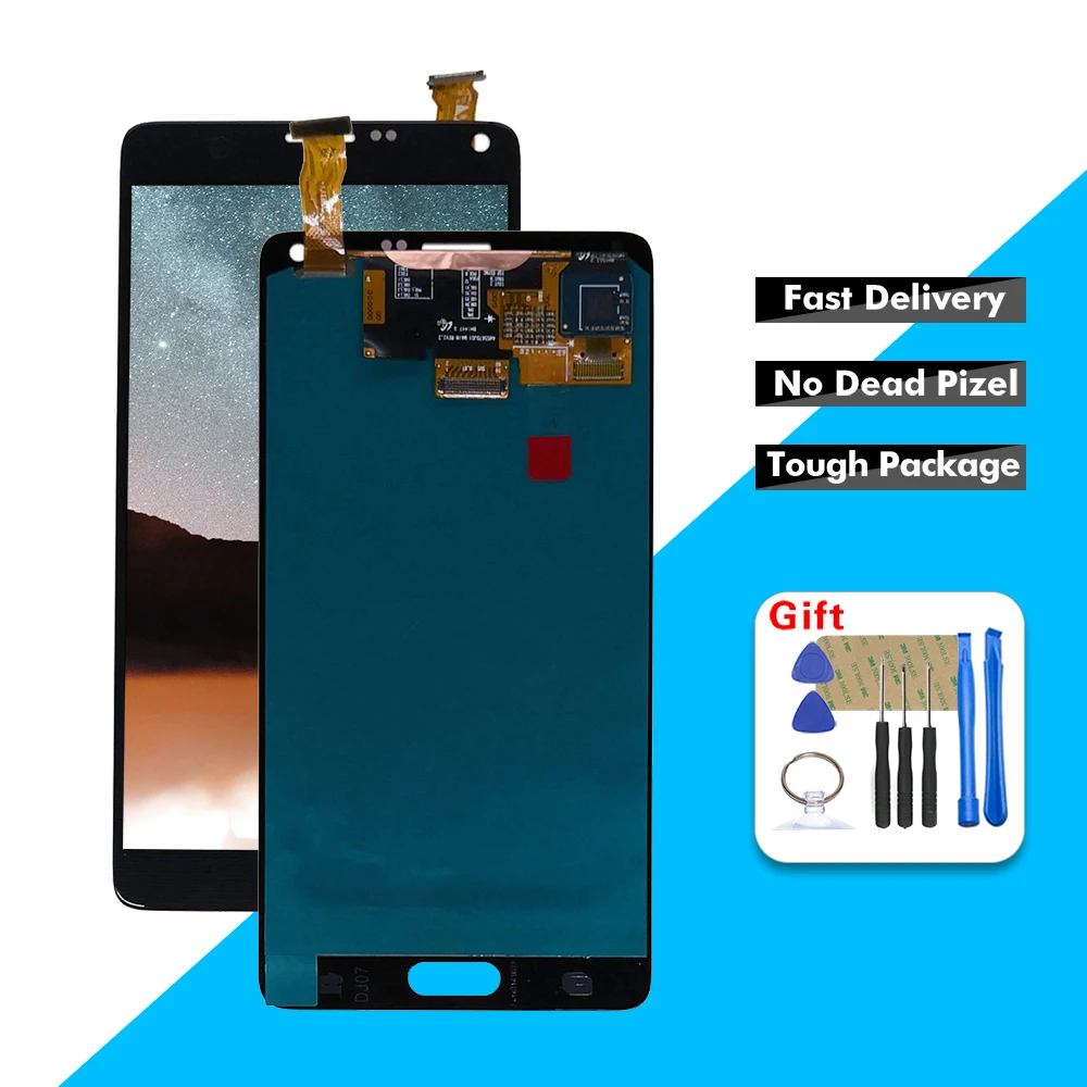 Для samsung Galaxy Note 4 N910A SM-N910V AMOLED дисплей экран дигитайзер сенсорная панель стекло сенсор сборка Замена+ Инструменты