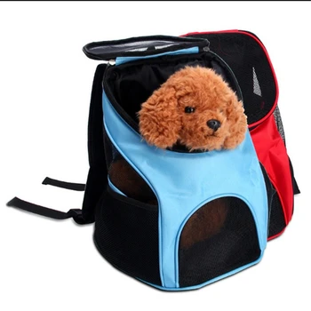 

Pet Backpack Dog Carrier Bags Portable 3KG Pet Front Travel Bag Mesh Small Backpack Bag Head Out Double Shoulder Bag 5
