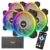 Aigo 2019 DR12 120mm Cooler Fan Double RGB PC Fan Охлаждающий Вентилятор Для компьютера Silent Gaming Case With IR Remote Controller fan