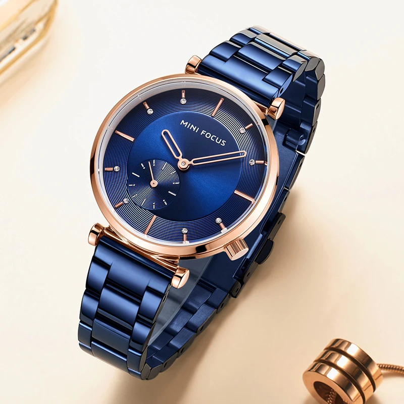 2020 Blue Watch Women Luxury Brand 