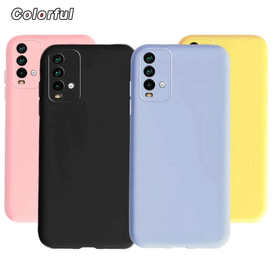 Чехол для Xiaomi Redmi 9T жидкий силиконовый матовый Мягкий защитный чехол на Redmi9T
