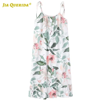 

Summer Floral Nightgown Nighty Nightie for Women Night Dress Home Dress Sleeping Dress Fashion Style Long Shirt Casual Style