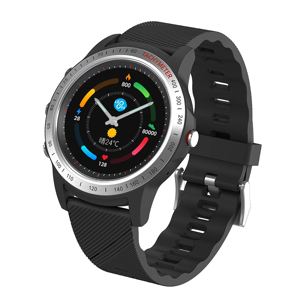 

Zgpax Dual Bluetooth LCD Punched Screen Smart Watch Heart Rate Sleep Monitor Pedometer Bluetooth Calls Message Sport IPX7 S22 .