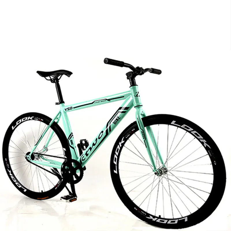 Bicycle Road Bike New Fixed Gear Muscle Frame Bending Adult Man and Women Racing Solid Tire Single Speed