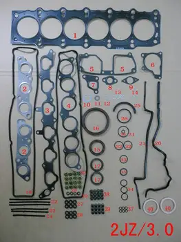 

6cylinders Engine full head gasekt set OEM 04111-46041 for T- 1JZ-GE 2JZ-GE GS (JZS147) 300 SUPRA (JZA80) 3.0 i