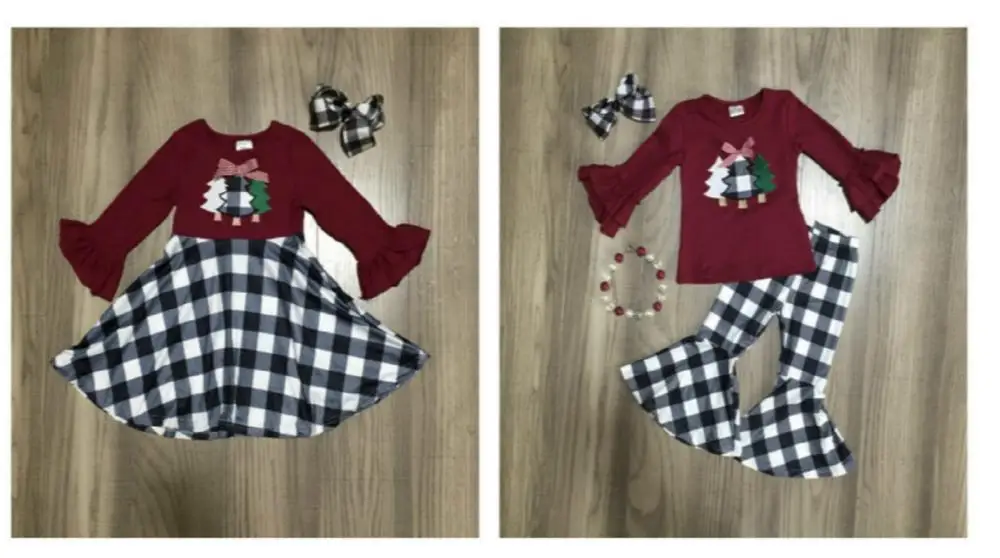 Girlymax/зимняя хлопковая клетчатая одежда для маленьких девочек с изображением