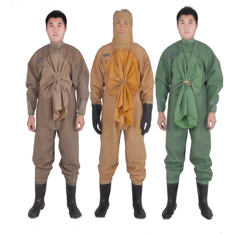 RubberWholeBodyThickenedBottomWaterproofFishingAllinone