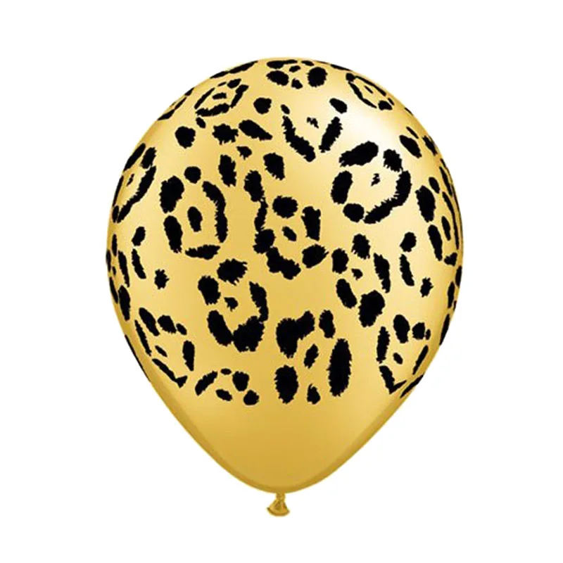 12 шт. 12 дюймов 2,8 г Жираф Зебра Леопард Тигр лапы узор латексные воздушные шары лесной шар Вечеринка дня рождения украшения Wal воздушный шар
