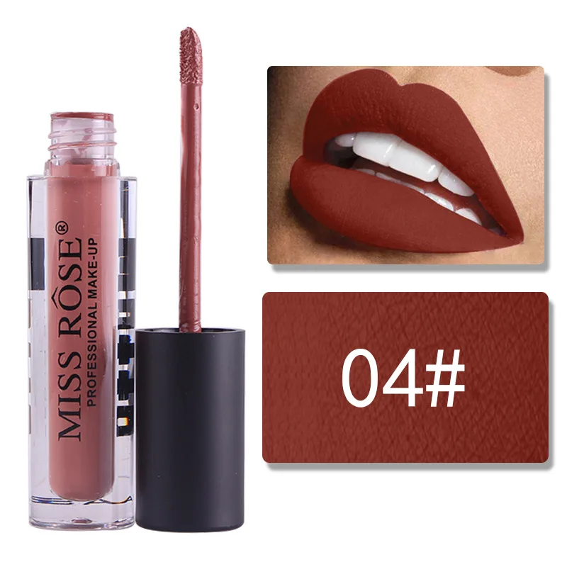 Makeup Long Lasting 12 Color Matte Lip Gloss Liquid Lipstick Moisturizer Lipgloss Batom Make Up Lips Waterproof Pigment Lip Tint