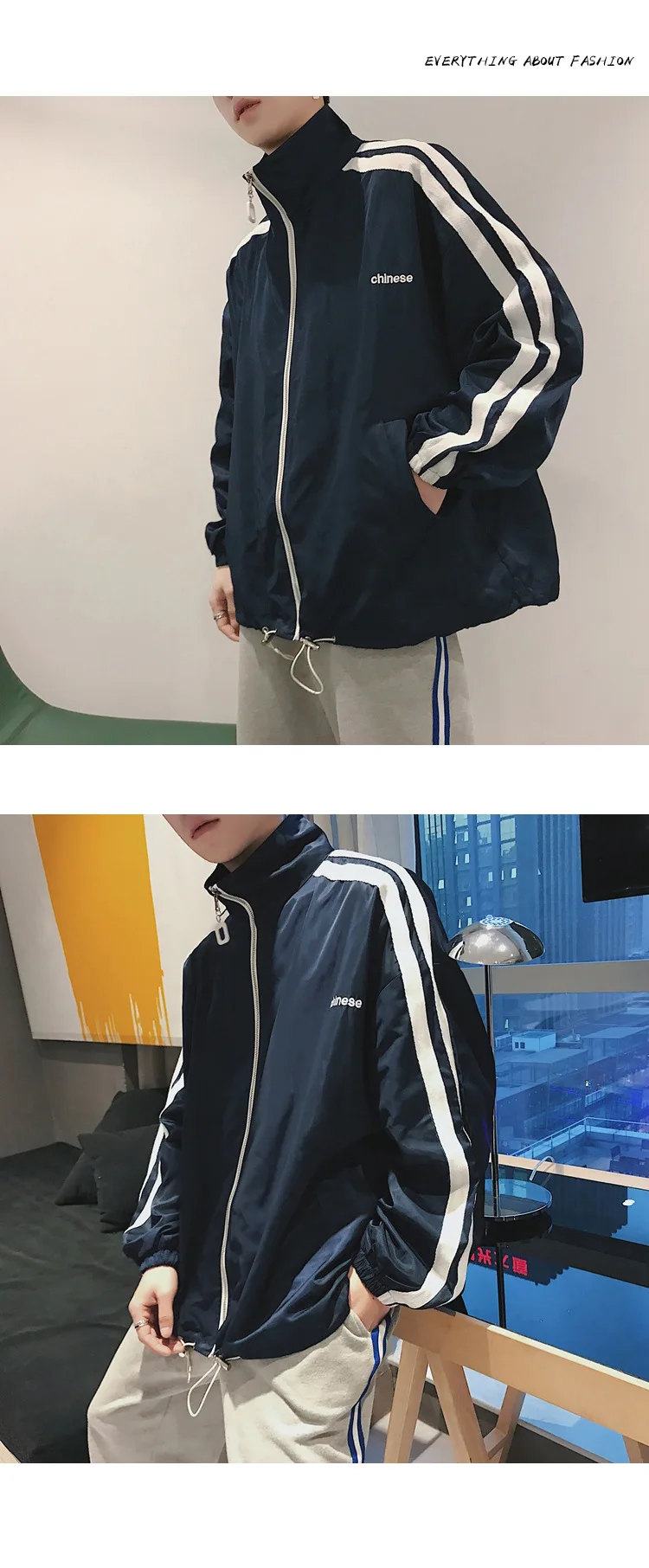 Zijun Весенняя новая стильная бейсбольная форма Ulzzang, куртка для мальчиков, Трендовое студенческое свободное универсальное пальто