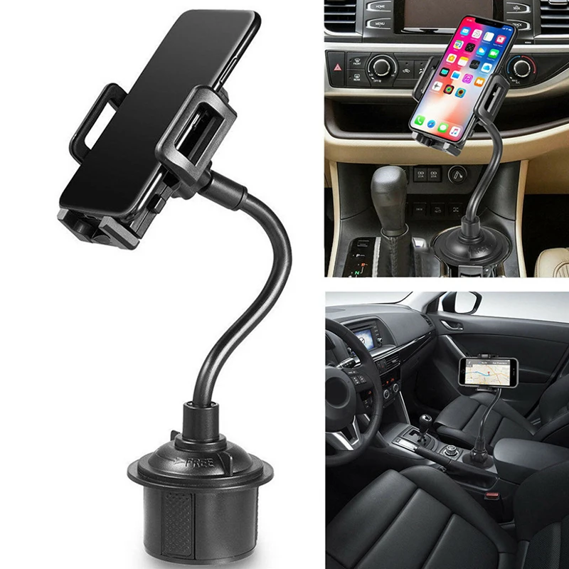 

Car Phone Holder ABS Material Full Rotation Bracket Water Cup Bracket FI-19ING