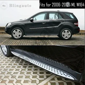 

Running board fits for Mer-cedes Be-nz ML300 ML350 W164 2006-2012 Aluminium side Nerf step bar car pedal protector ML side step