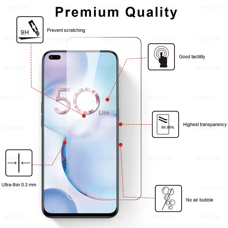 1-to-3 camera protective glass for honer xonor honor 50 lite 50lite light NEN-L22 6.67" safety armor screen protector cover film glass cover mobile