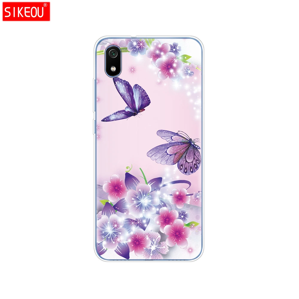 Силиконовый чехол для xiaomi redmi 7a, чехлы с полной защитой, мягкая задняя крышка из ТПУ для redmi 7 a, бампер hongmi 7a, чехол для телефона - Цвет: 33768