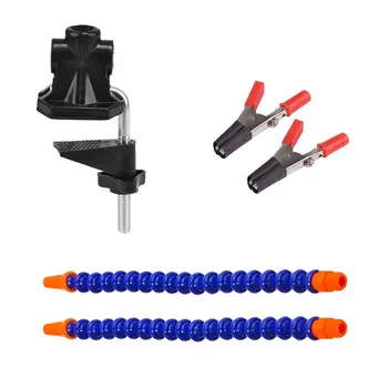 

SHGO HOT-Flexible Helping Hands, Third Hand, Soldering Iron Accessory Tool Kits (Two Flexible Unusual Arms, 5cm Pinch Clip Adjus