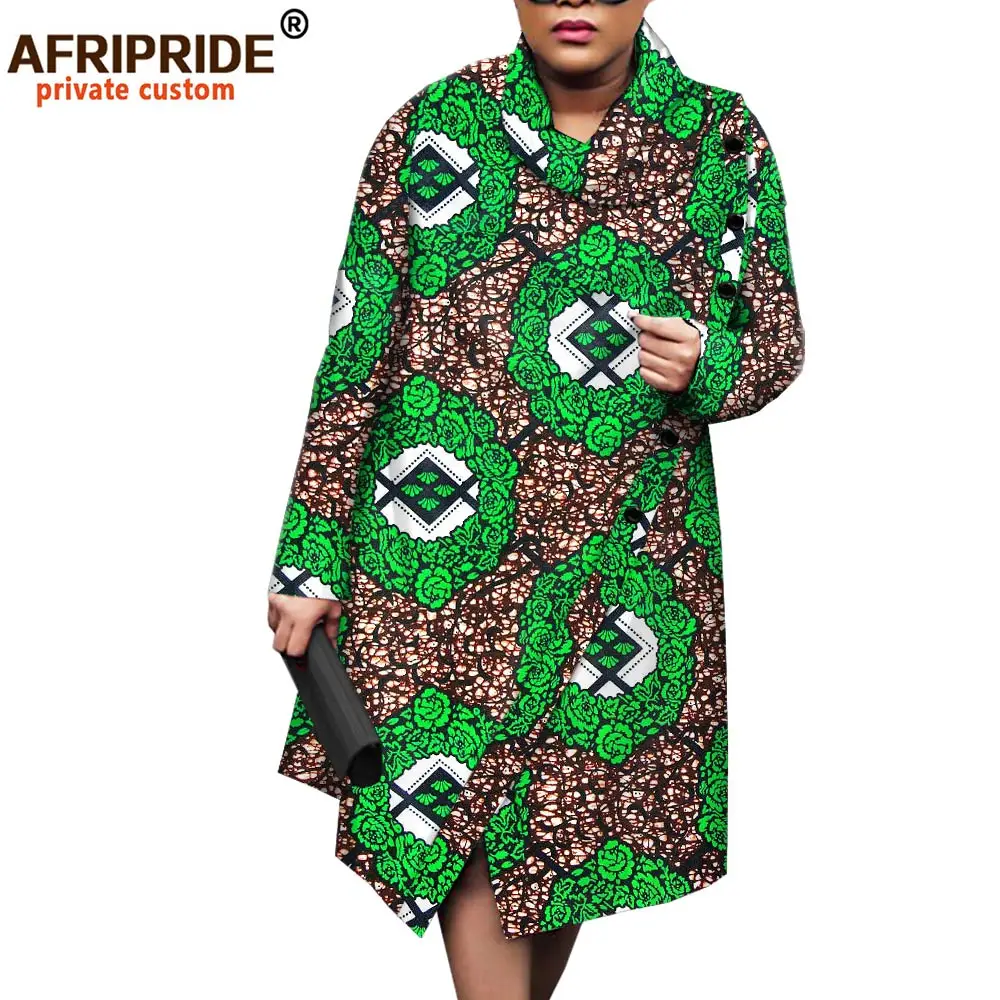Afripride индивидуальная куртка с Африканским принтом для женщин Длинные рукава до
