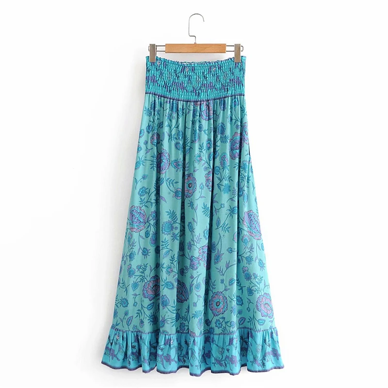 Boho королев Мода в винтажном стиле Женская пляжная обувь богемном с цветочным