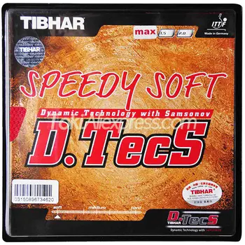 

TIBHAR SPEEDY SOFT D.TECS Table Tennis Rubber Pips-out Original TIBHAR SPEEDY SOFT Ping Pong Sponge Short Pips