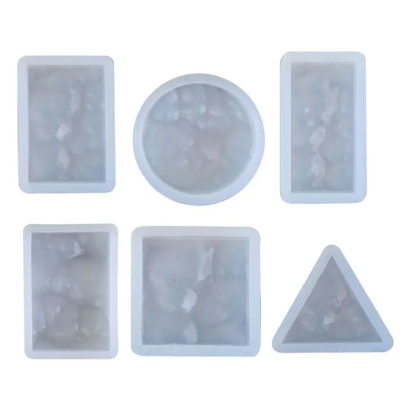 

6Pcs Sea Wave Style Resin Molds Epoxy Resin Water Ripple Pendant Silicone Molds Resin Casting Molds Jewelry Making Tools