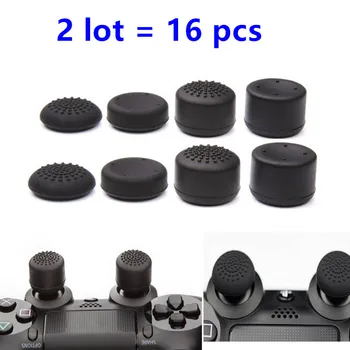 

16pcs/Lot Enhanced Silicone Analog Controller Thumb Stick Grip Cap Cover for Sony PlayStation 4 PS4 Slim PRO ps4 Accessories