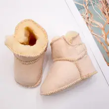 Зимние ботинки для малышей; модные кожаные ботинки для малышей; Botas; ботинки для младенцев; ботинки для мальчиков и девочек; детская зимняя обувь ручной работы