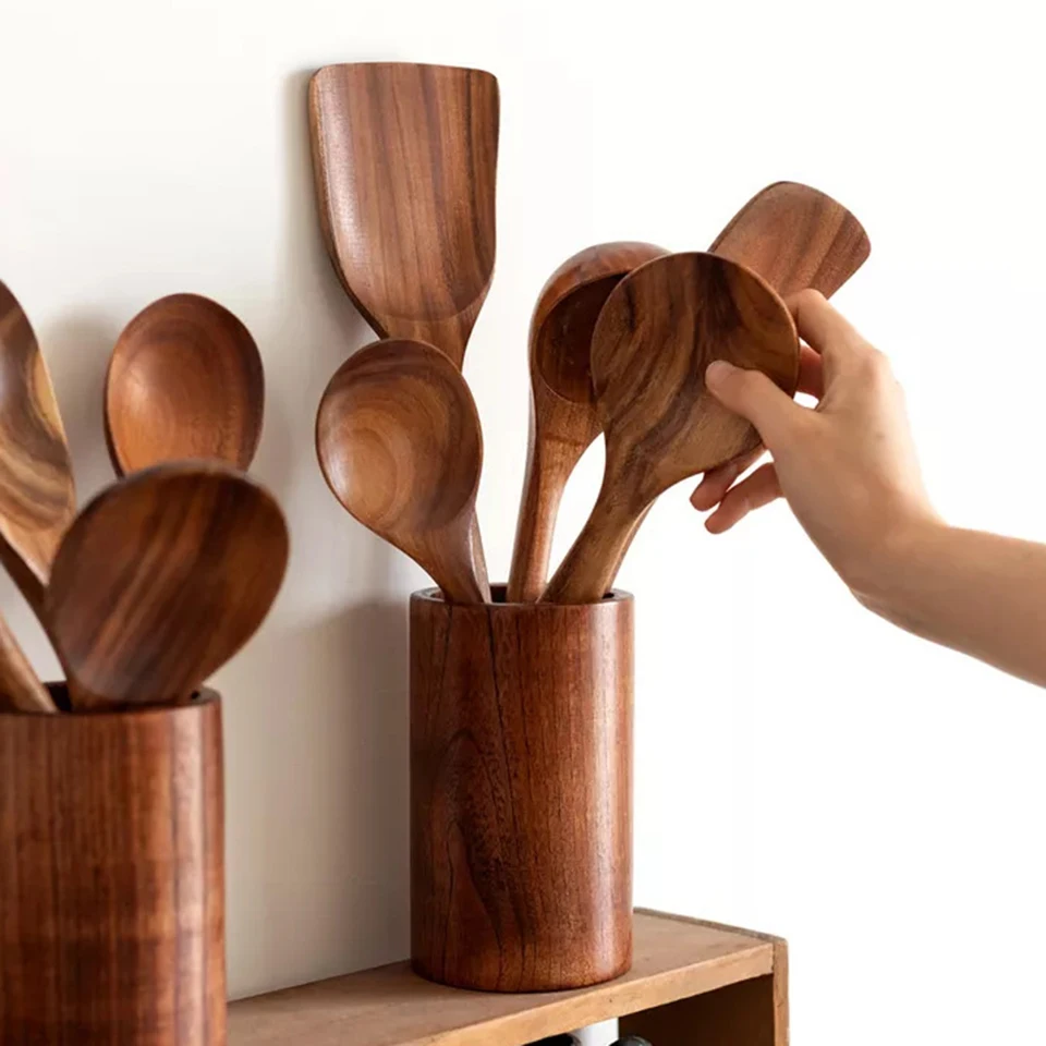 Wooden Utensils Set (38)