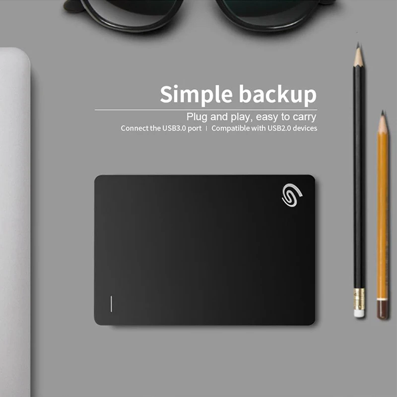 Seagate Backup Plus Slim STDR2000300 2 ТБ портативный внешний жесткий диск 5 дюймов USB 3 0 для