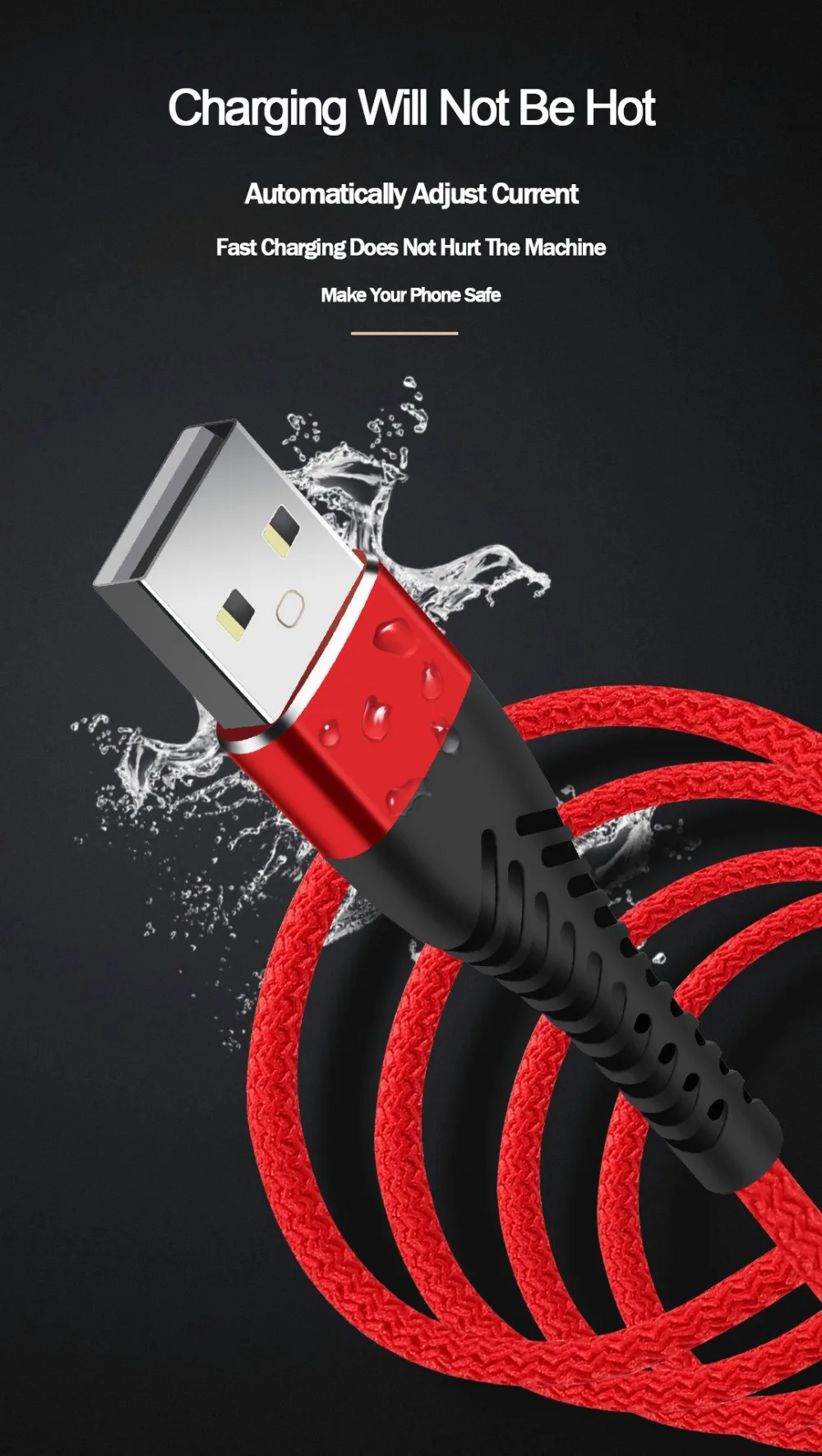 Кабель usb type C 0,25 m 1m 2m 3m 2.4A кабель быстрой зарядки type-C для Xiaomi Redmi 7 huawei зарядное устройство для мобильного телефона QC2.0 USB C Cabo