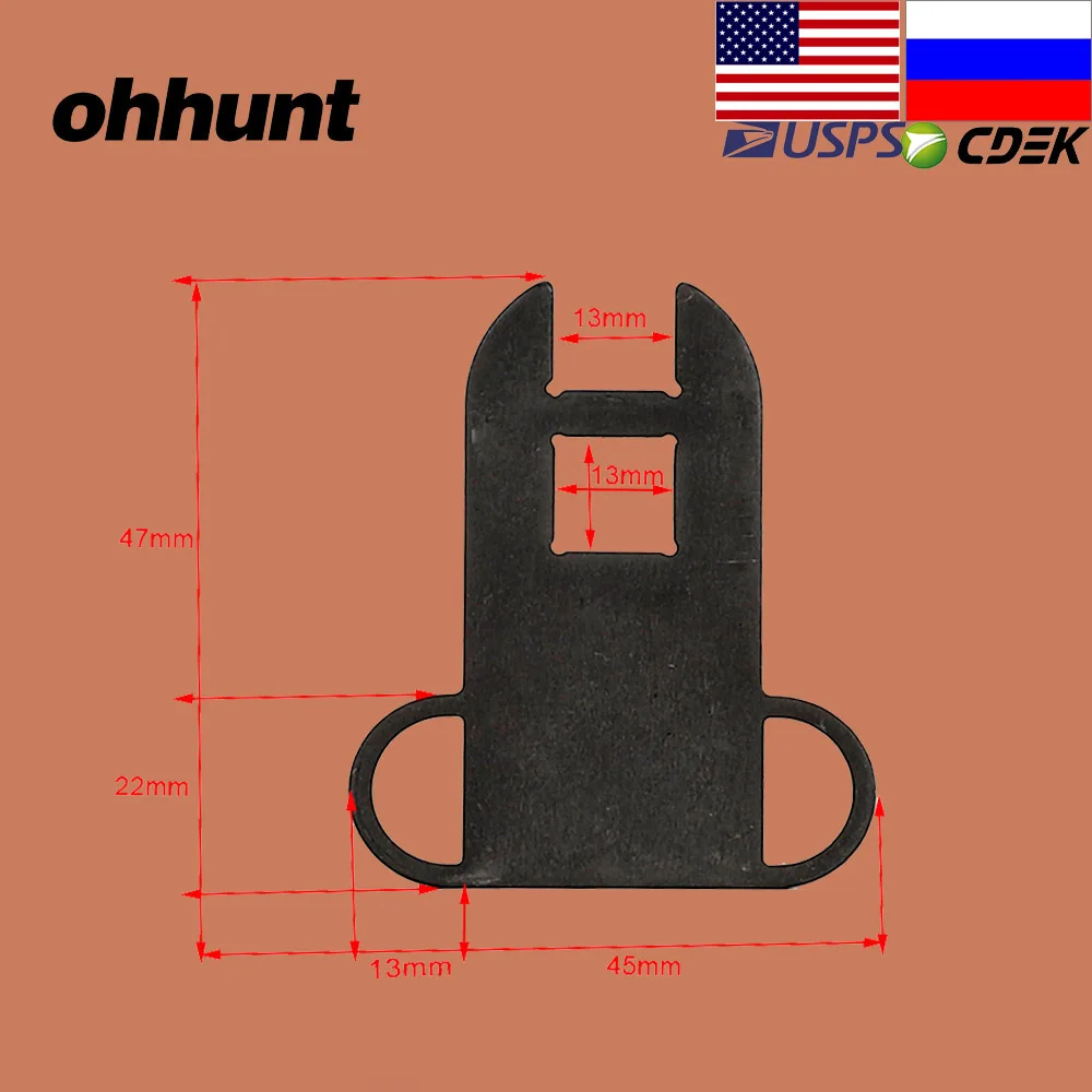 Ohhunt охотничий строп с адаптером стальной ресивер двухходовой наконечник для