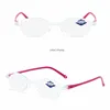 Anti Blue Ray Reading Glasses Fashion Ultralight Rimless Presbyopia Eyewear Ladies Retro Eyewear +1.0+1.5+2.0+2.5+3.0+3.5+4.0 ► Photo 3/6