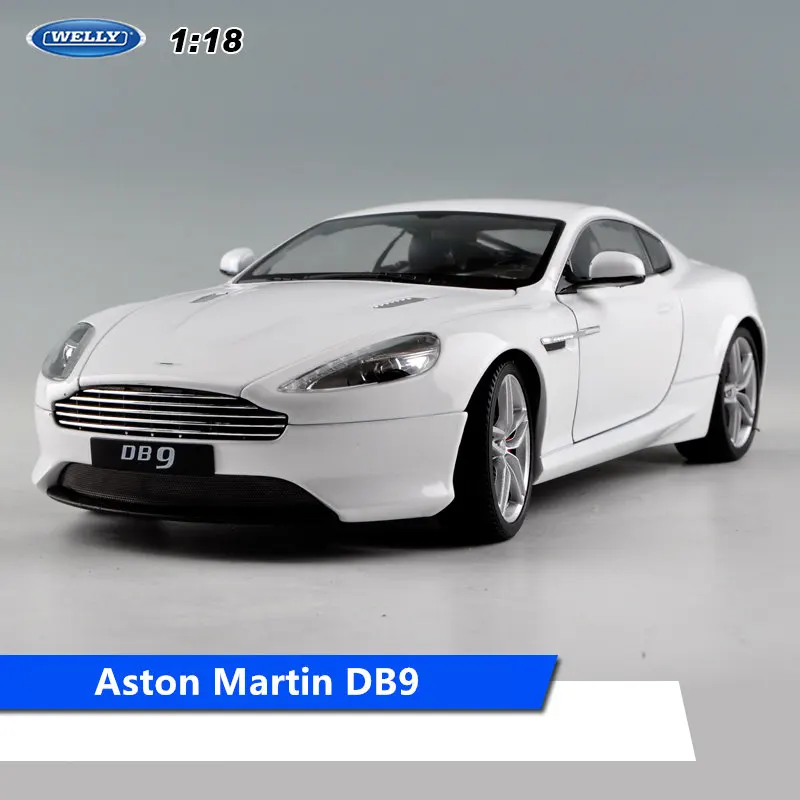 Welly 1:18 Aston Martin сплав модель автомобиля Моделирование Украшение автомобиля коллекция подарок игрушка Литье модель игрушка для мальчиков - Цвет: Aston Martin db9