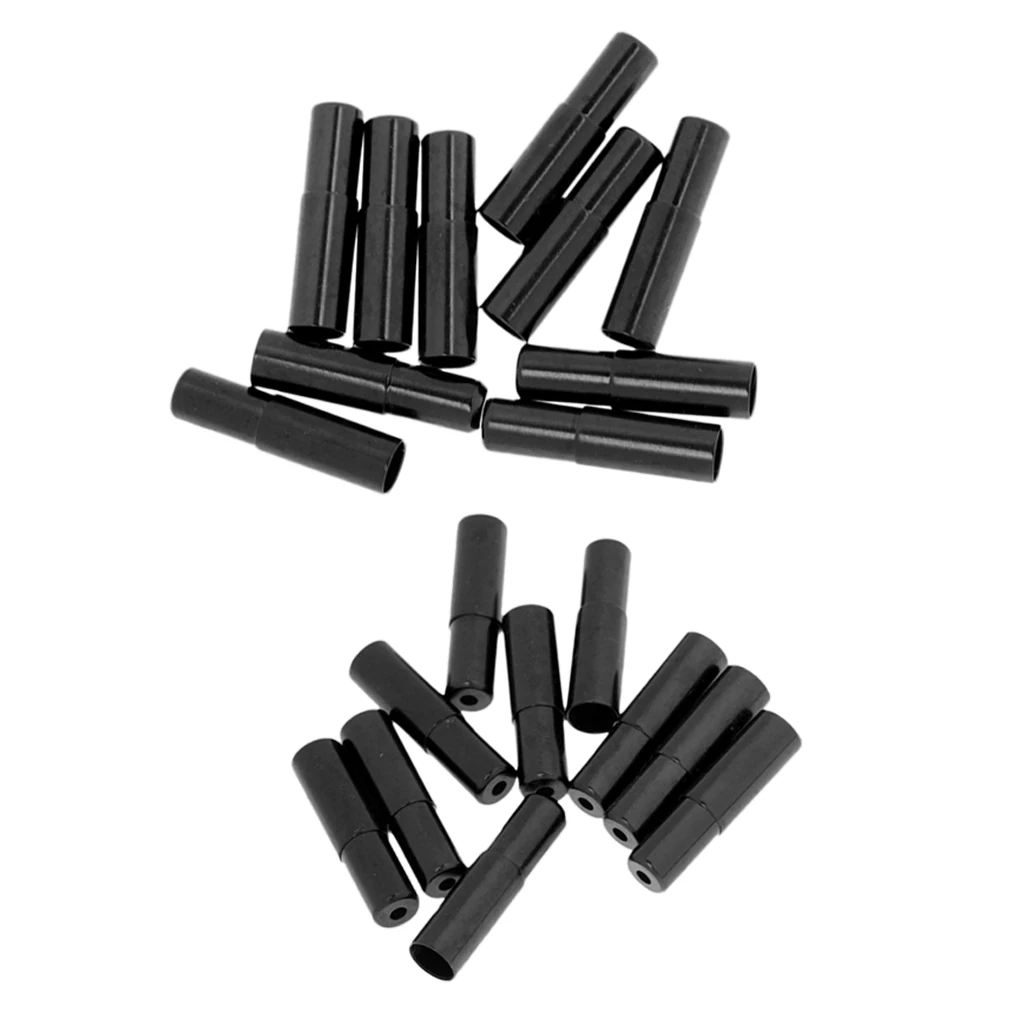 20Pcs Alloy Bicycle Bike Brake Cable Housing End Cap Wire Line Cover 5mm+4mm