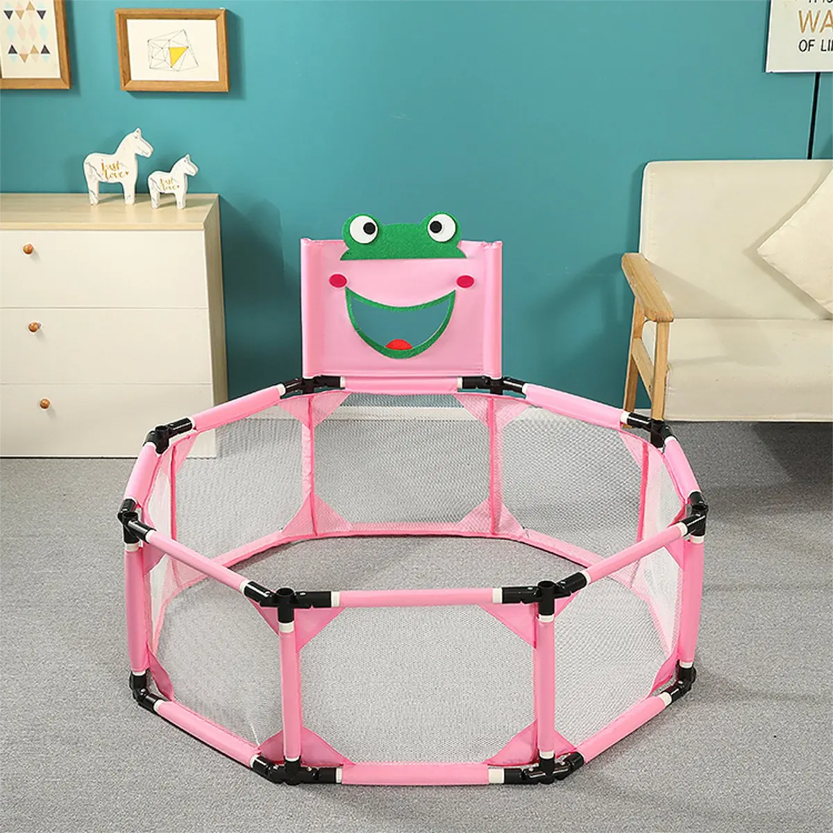 Pink Детский игровой домик, детский манеж, забор, детский шатер шар бассейн, складной, крытый, открытый, для малышей, игровая игрушка, бассейн, палатка, 110x40 см - Цвет: Pink