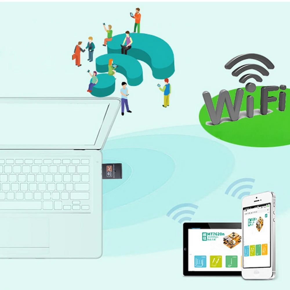 USB Wi Fi адаптер 2 4 ГГц 5 600 Мбит/с 802.11b/n/g/ac|Сетевые карты| |