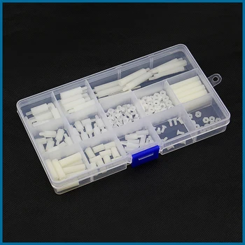 

MICROBOT Raspberry Pi 3/3B/4 210 pcs Screws Kit M2 M3 Nylon Plastic Screws and Nuts + Screwdriver+ Storage Box RPI117
