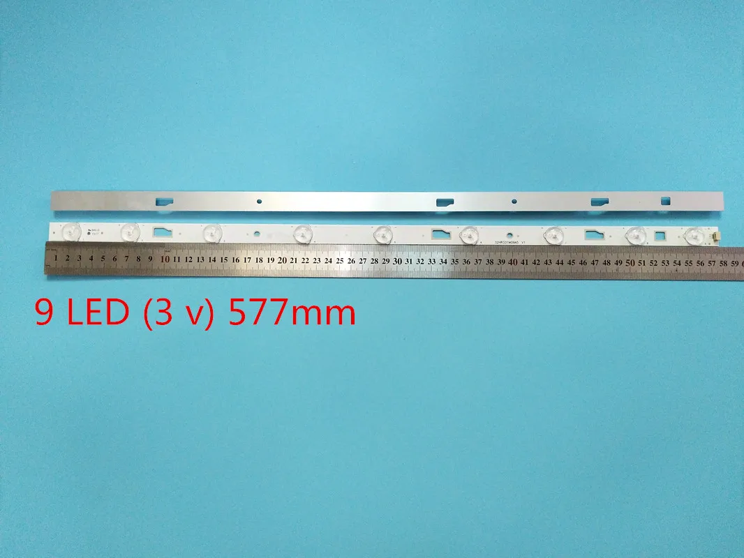 5 компл. = 10 шт. d32ts7202 led backilght 32hr331m09a5 v1 Светодиодная лента 1 pgs 580 мм 9led лампы |