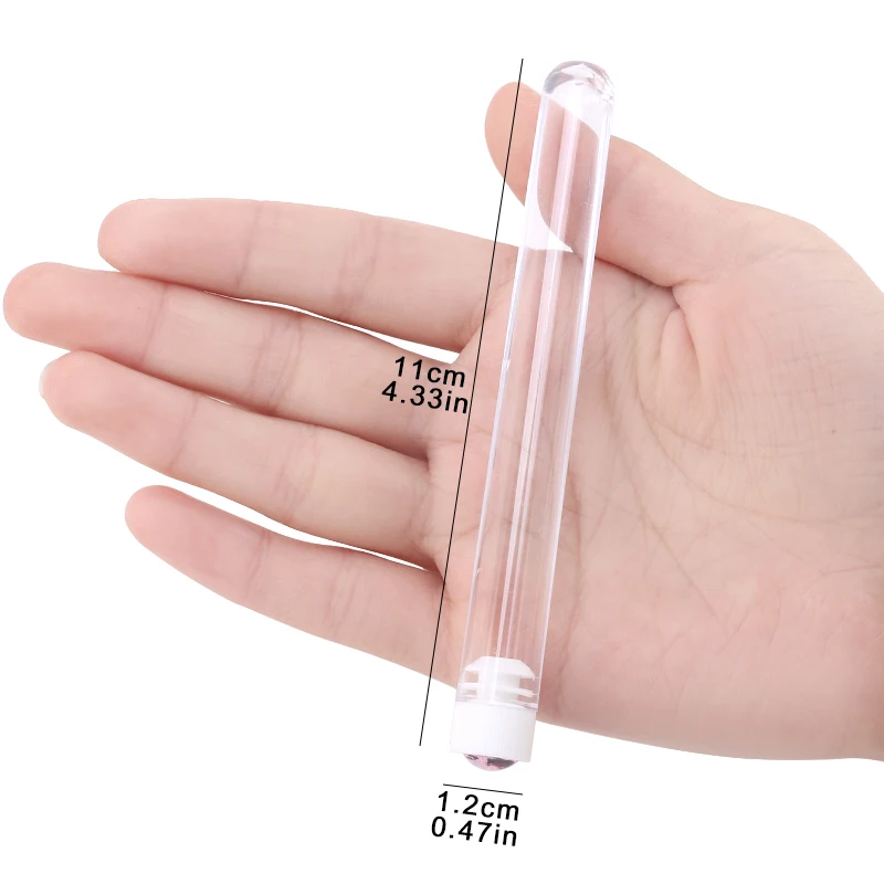 20pcs Reusable Eyebrow Brush Tube Leopard Serpentine Diamond Mascara Wands Dust-proof Eyelash Extension Supplies Makeup Tool 5
