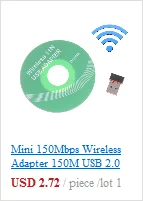 2,4 ГГц USB беспроводной Wifi адаптер 600 Мбит/с 802.11n USB Ethernet адаптер Сетевая карта Wi-Fi приемник для Windows Mac PC