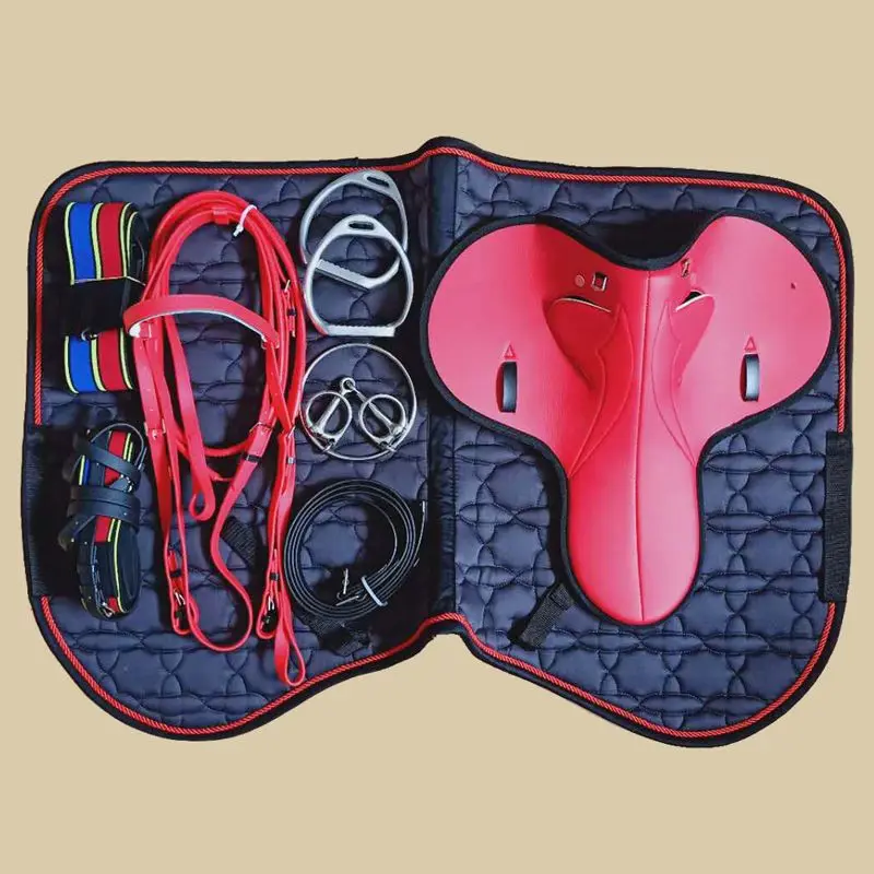 Harness Supplies Thickened Morning Exercise Saddle Speed Saddle Full Set Racing Equestrian Supplies Horse Pad
