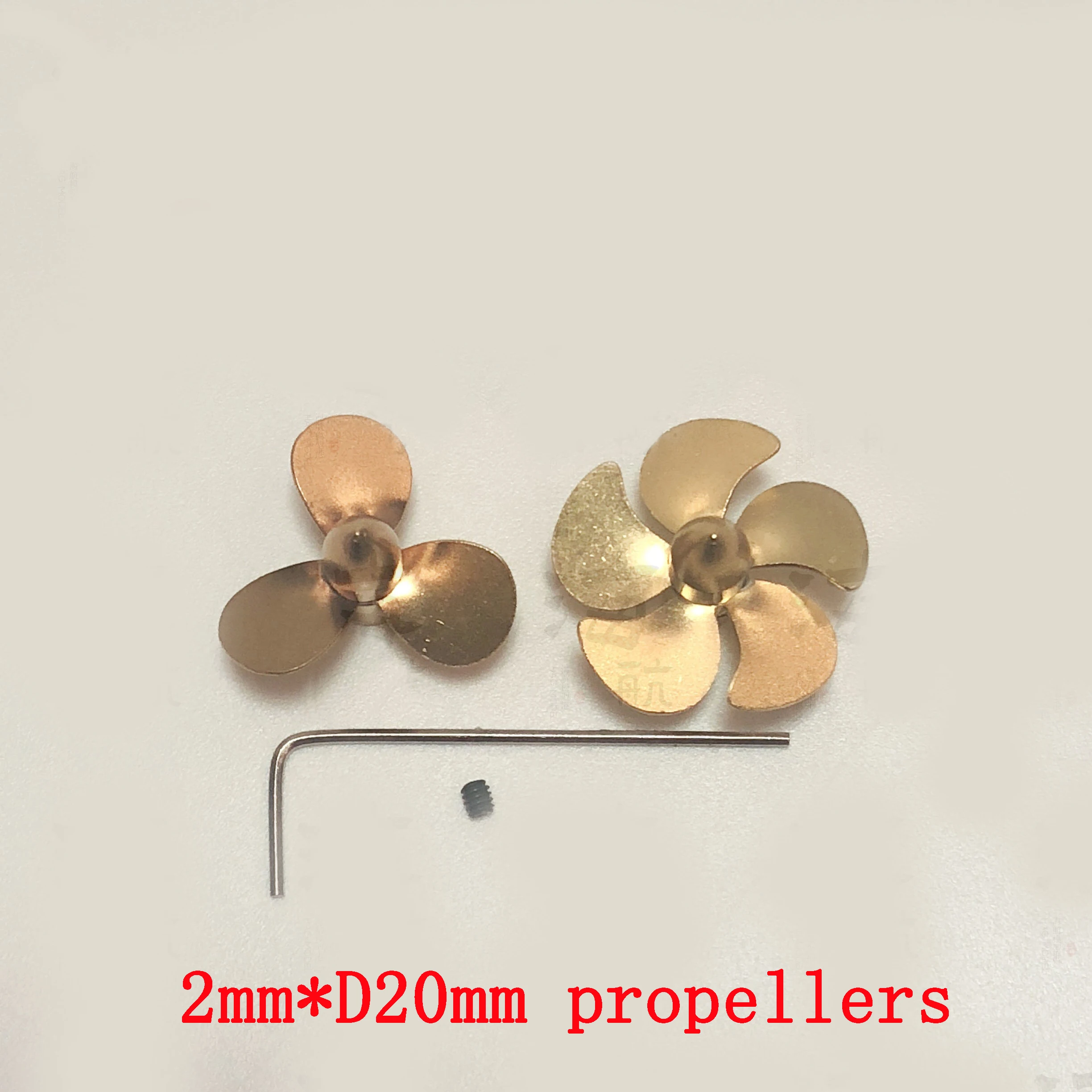 Brass 3 Blade Propeller M3 20mm Right Hand Side For Scale Model Boats 146-01 