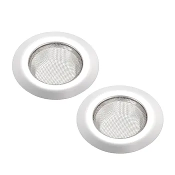 

uxcell 2Pcs Kitchen Sink Garbage Strainer, 2.22 Inch Rim Stainless Steel Sink Disposal