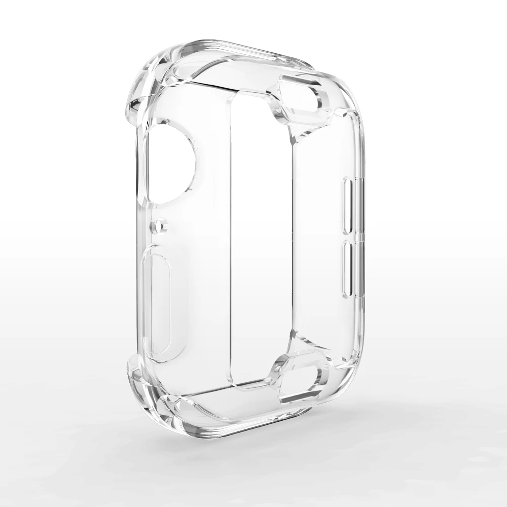 Прозрачный мягкий ТПУ чехол для Apple Watch 40 мм 44 мм iWatch чехол серии 4 5 силиконовая защитная рамка аксессуары для часов
