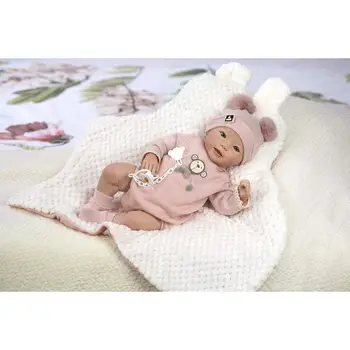 

Reborn Sofia, no hair, pink hair from L toy store