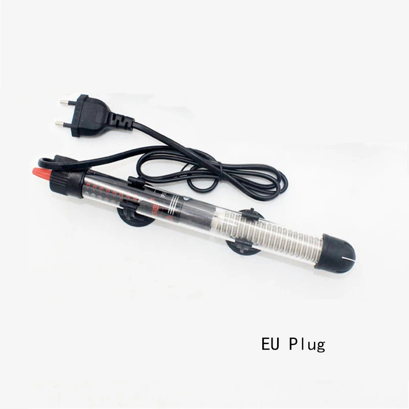 EU Plug Нагревательный стержень для аквариума, термостат с регулируемой температурой, нагреватель для аквариума, нагрев воды, автоматический нагреватель с постоянным энергосбережением - Цвет: EU Plug