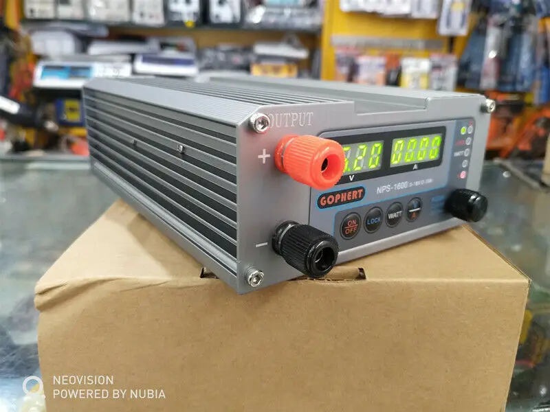 Новый Регулируемый цифровой импульсный источник питания Gophert NPS 1600 0 16 в 10 А 110 В/220