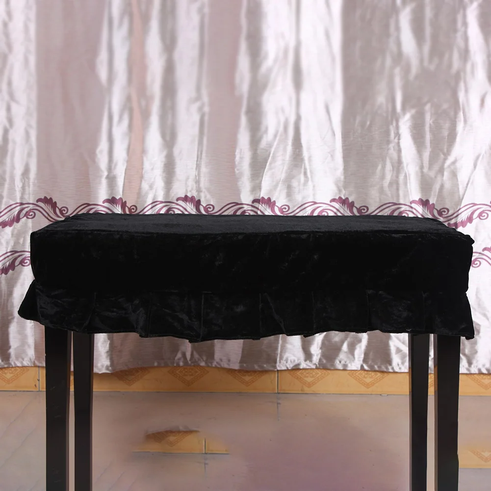 Домашний практичный пыленепроницаемый против царапин красивый чехол для пианино с крышкой макраме прочный декорированный мягкий бархат ручная стирка