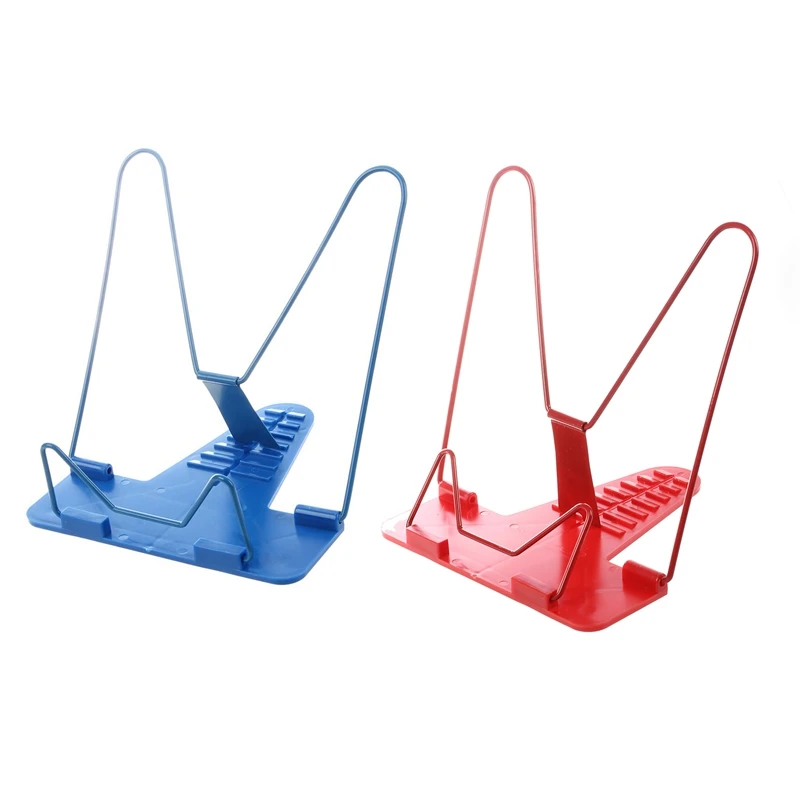 

2pcs Portable Foldable Adjustable Bookend Stand Reading Book Stand Document Holder Base Reading Book Shelf Bookend Reading 22x16