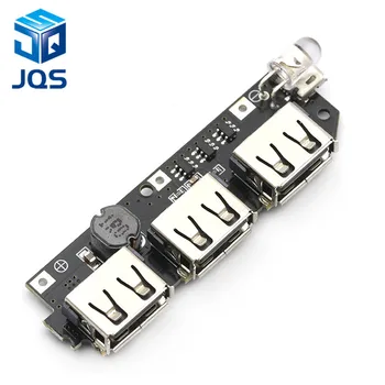 

5V 1A 1.5A 2.1A 3 USB Power Bank Charger Circuit Board Step Up Boost Module 18650 Li-ion Case Shell DIY Kit Powerbank