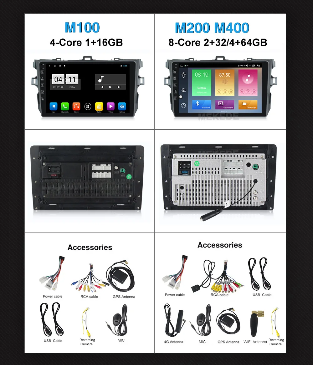 Сплит ips экран 4GLTE 4+ 64G Android 10,0 2din DVD плеер головного устройства автомобиля для Toyota Corolla E140 150 2008 2009 2010 2011 2012 2013