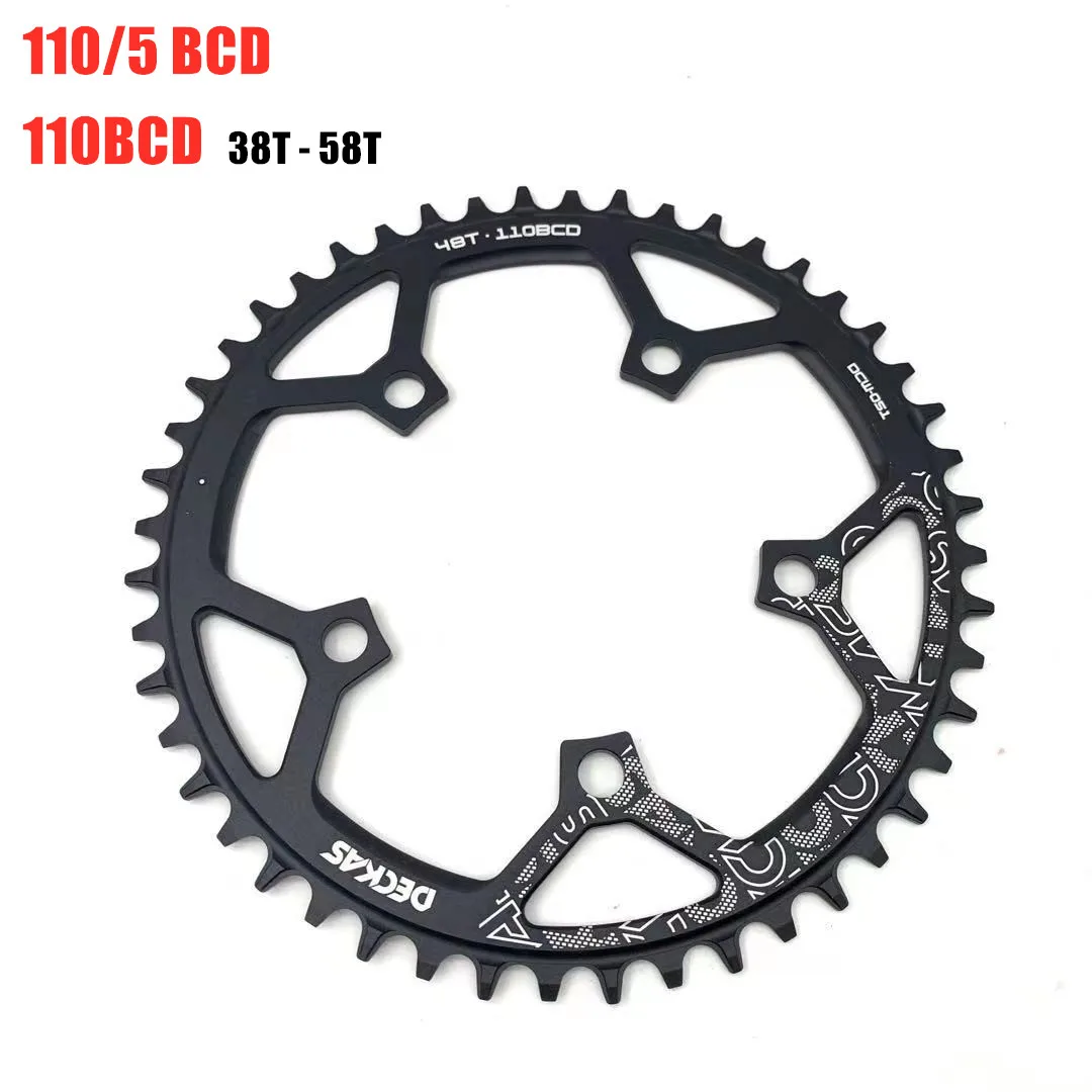 Details about   Circle BCD110 Folding Bike Chainring 50 58 60T Narrow Wide Tooth 5 Bolt 1xSystem 